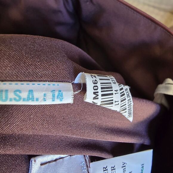 B2 Womens Elegant Brown Strapless Dress Size 14 Renaissance Fairycore - Picture 10 of 10